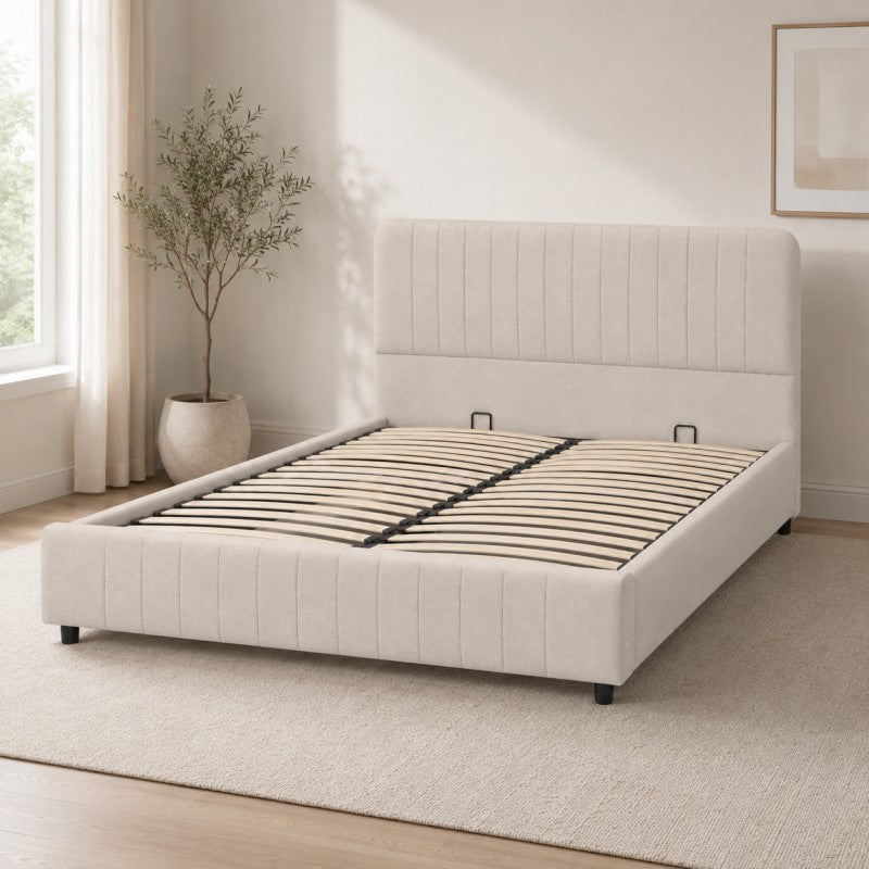 Modern Upholstered Platform Bed Frame