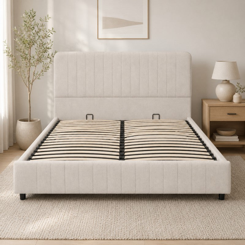 Modern Upholstered Platform Bed Frame