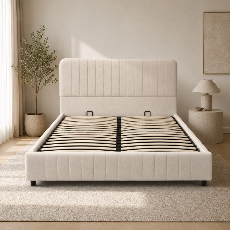 Modern Upholstered Platform Bed Frame