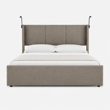 Modern Wingback Upholstered Bed