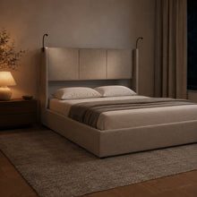 Modern Wingback Upholstered Bed