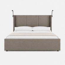 Modern Wingback Upholstered Bed