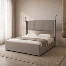Modern Wingback Upholstered Bed