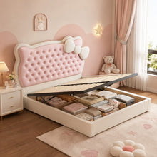 Pink Princess Upholstered Kids Bed