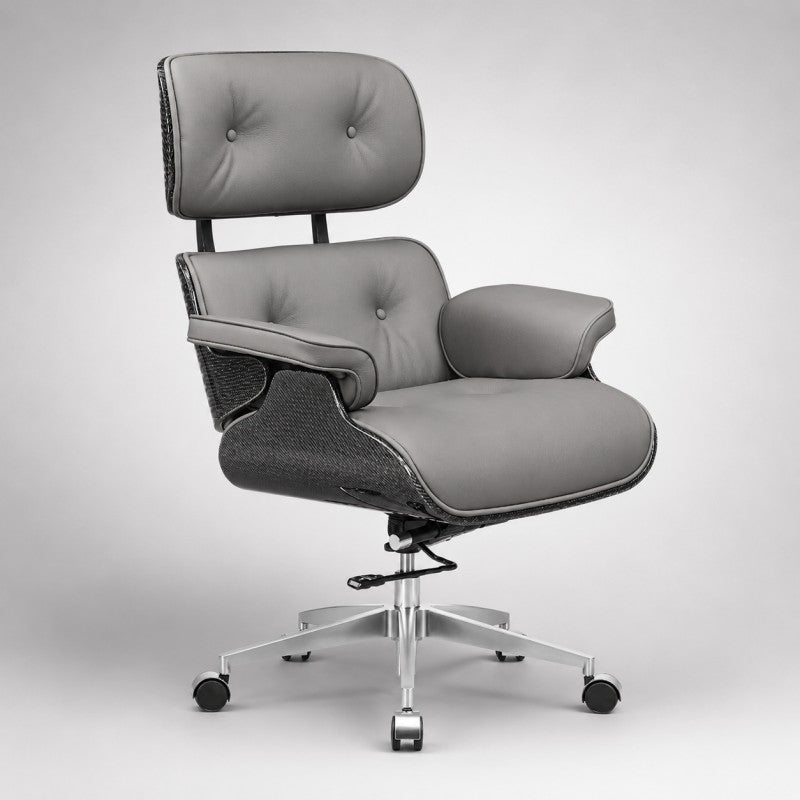 Swivel Lounge Office Chair – Gray