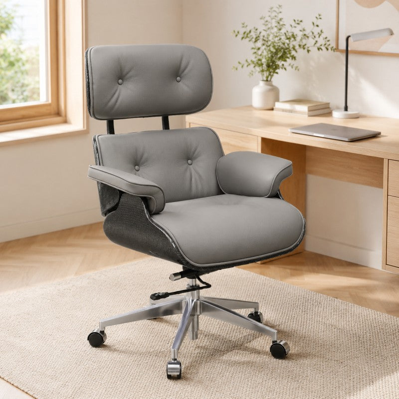Swivel Lounge Office Chair – Gray