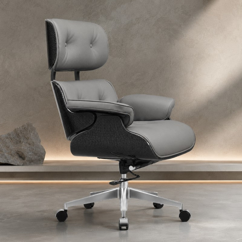 Swivel Lounge Office Chair – Gray