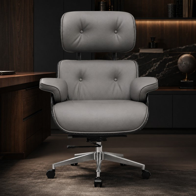 Swivel Lounge Office Chair – Gray
