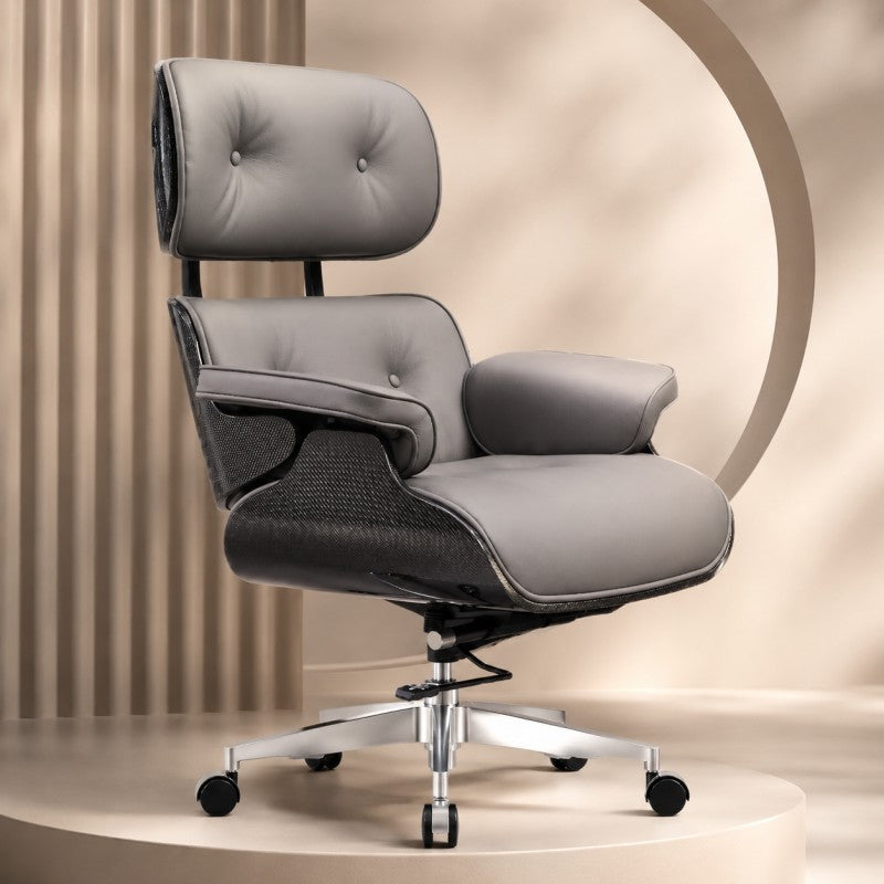 Swivel Lounge Office Chair – Gray