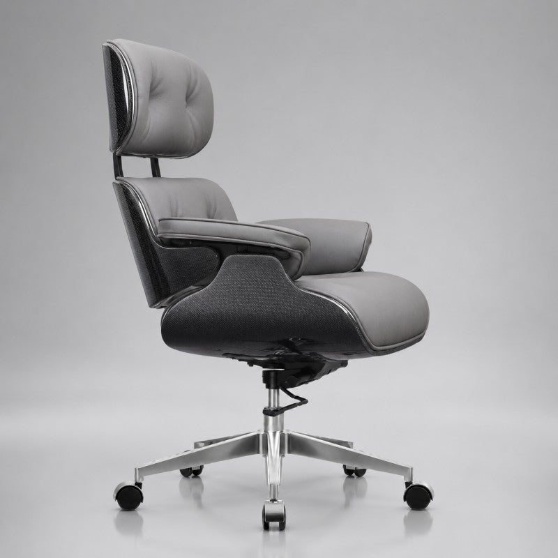 Swivel Lounge Office Chair – Gray