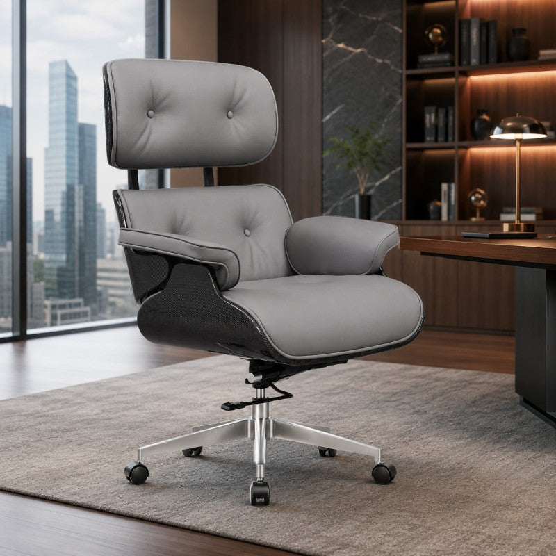 Swivel Lounge Office Chair – Gray