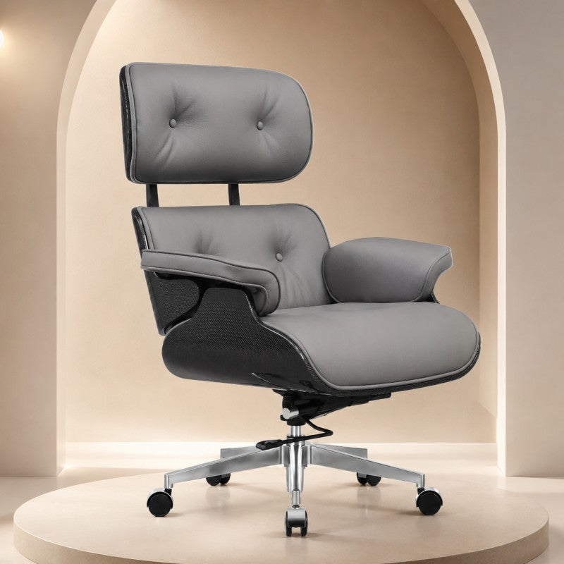 Swivel Lounge Office Chair – Gray