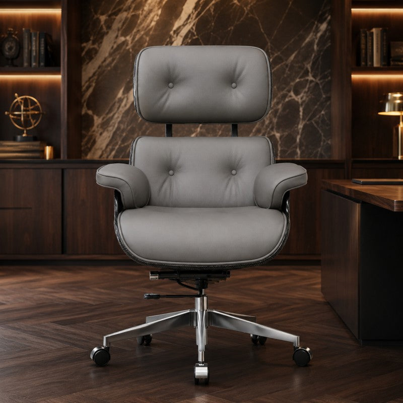 Swivel Lounge Office Chair – Gray