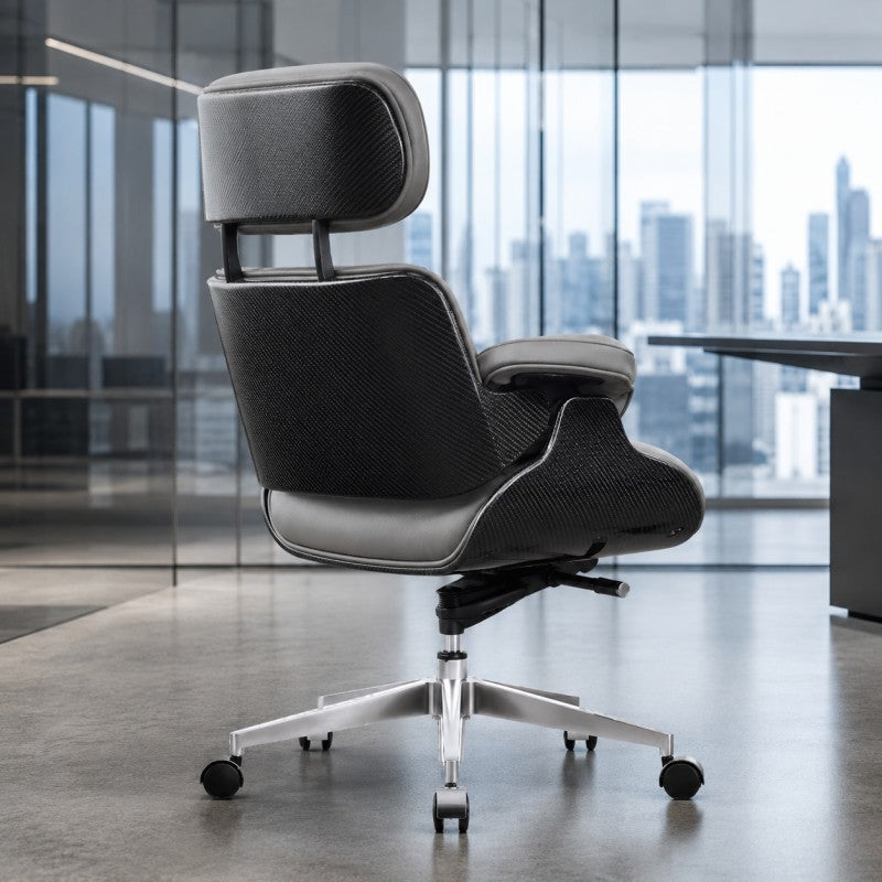 Swivel Lounge Office Chair – Gray