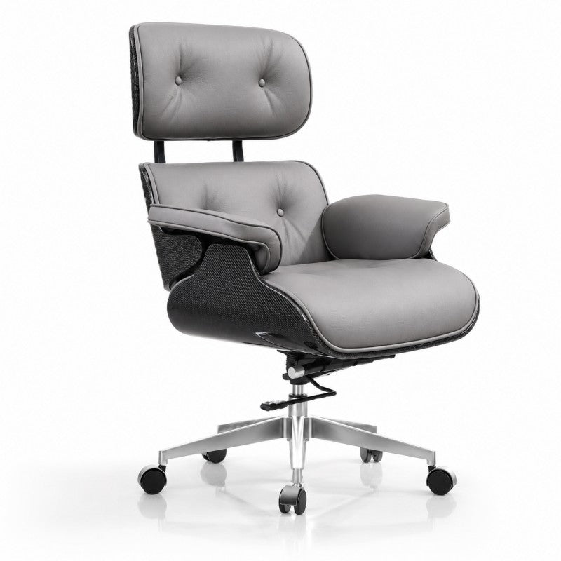 Swivel Lounge Office Chair – Gray