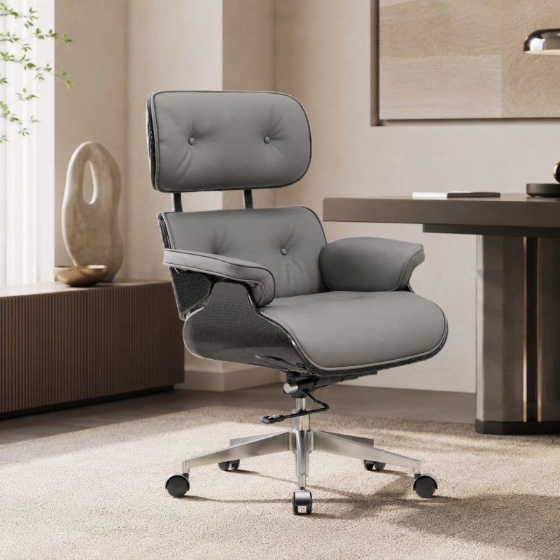 Swivel Lounge Office Chair – Gray