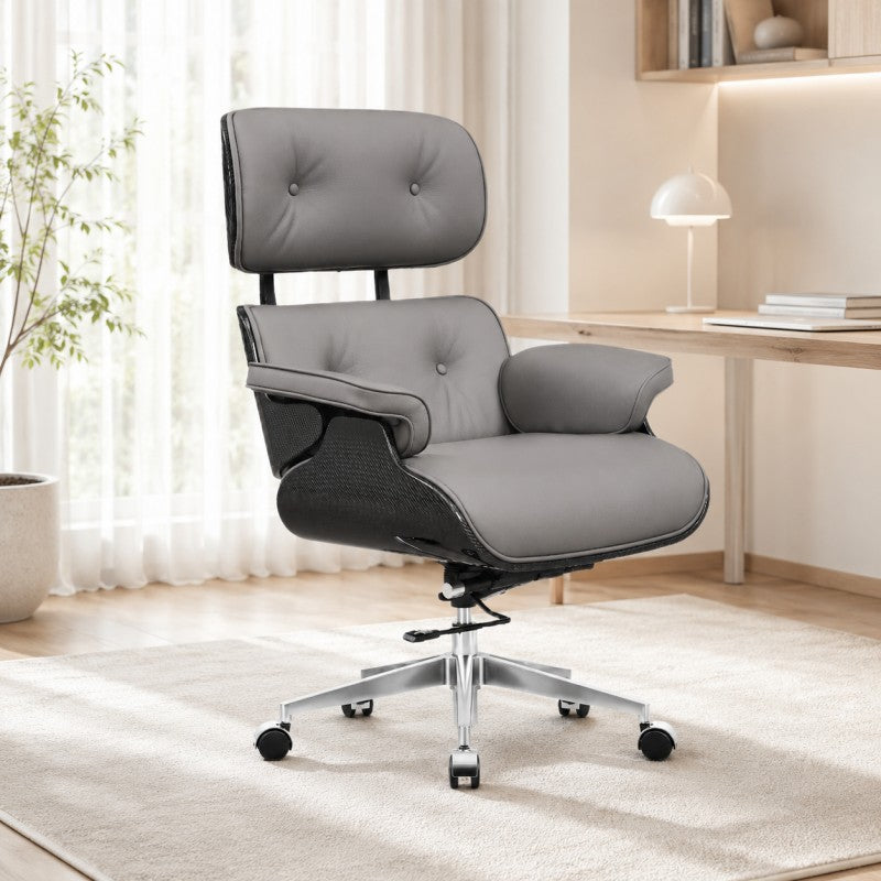 Swivel Lounge Office Chair – Gray
