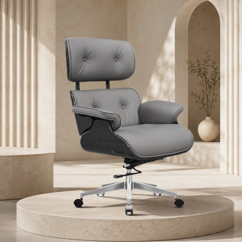 Swivel Lounge Office Chair – Gray