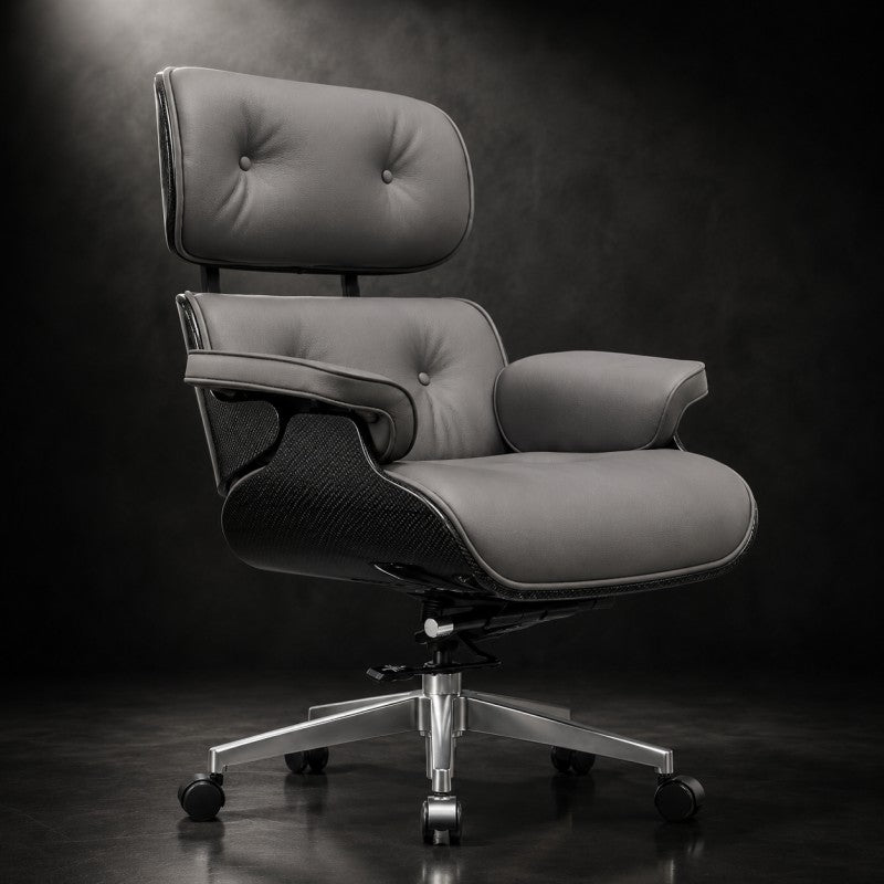 Swivel Lounge Office Chair – Gray