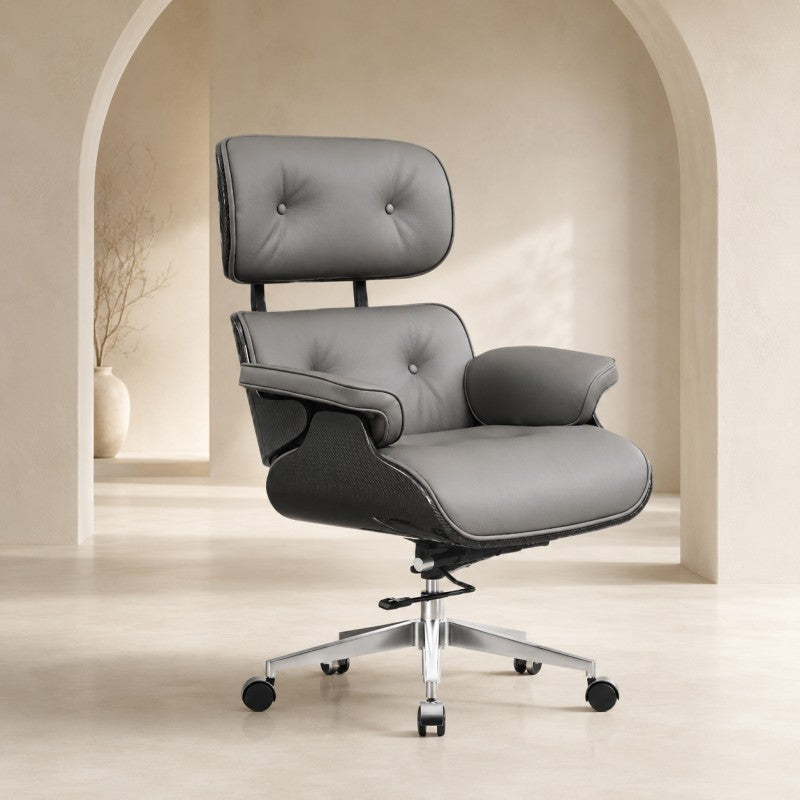 Swivel Lounge Office Chair – Gray