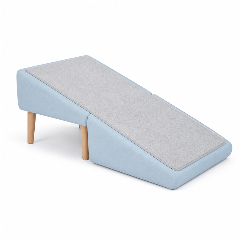Pet Ramp Ottoman Stool – 2-in-1 Foldable Pet Step