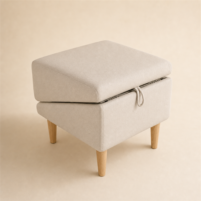 Pet Ramp Ottoman Stool – 2-in-1 Foldable Pet Step