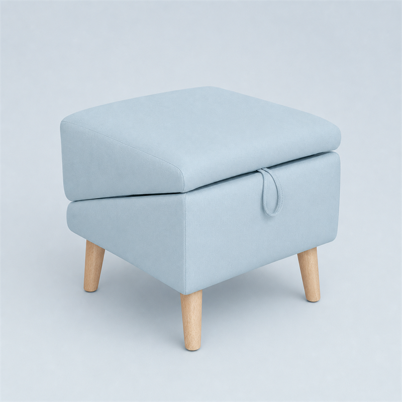 Pet Ramp Ottoman Stool – 2-in-1 Foldable Pet Step
