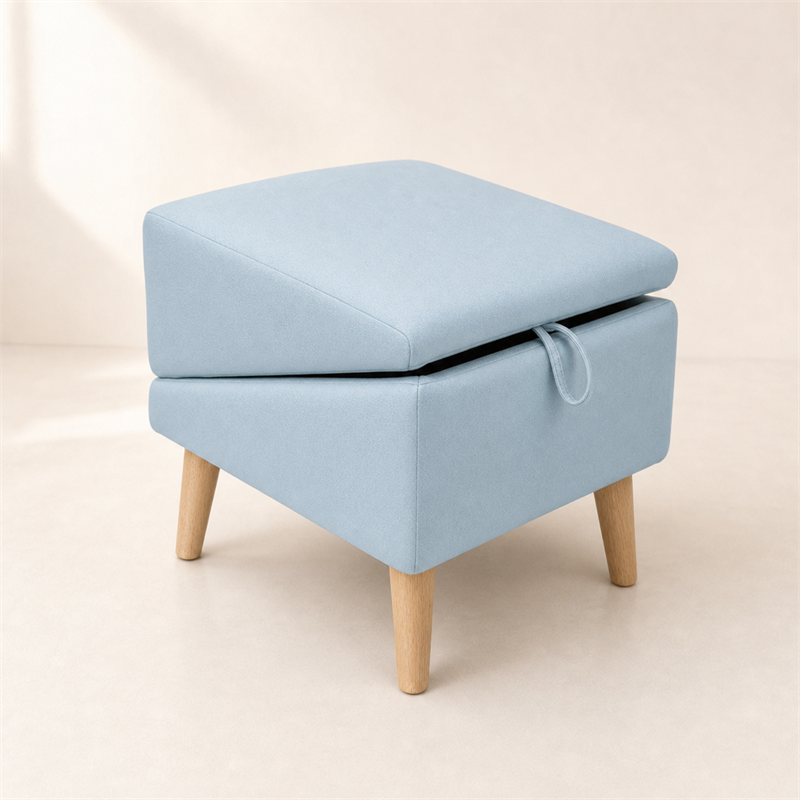 Pet Ramp Ottoman Stool – 2-in-1 Foldable Pet Step