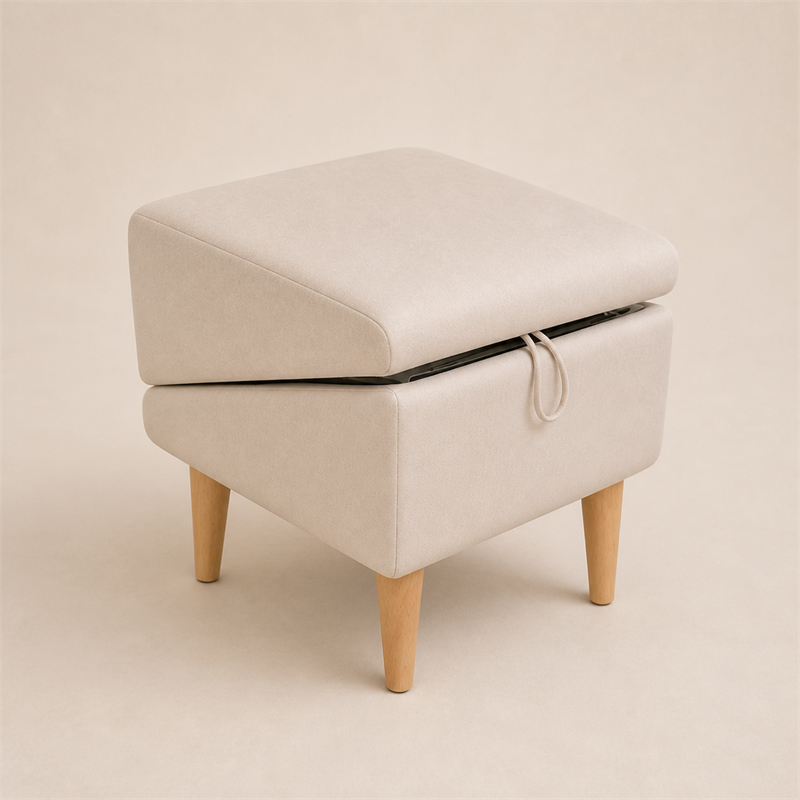 Pet Ramp Ottoman Stool – 2-in-1 Foldable Pet Step