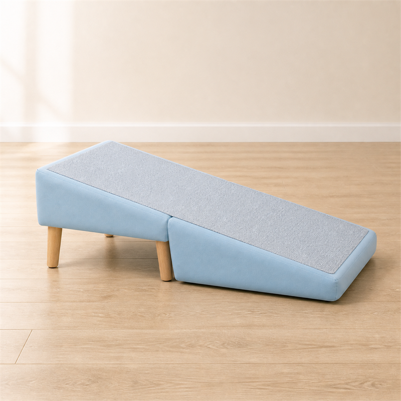 Pet Ramp Ottoman Stool – 2-in-1 Foldable Pet Step