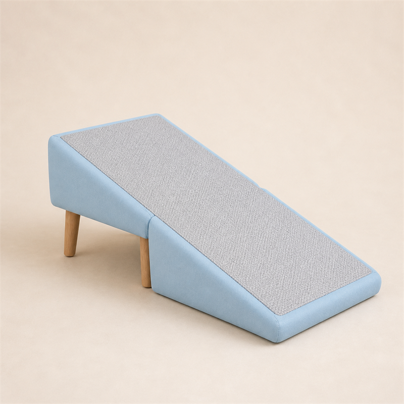 Pet Ramp Ottoman Stool – 2-in-1 Foldable Pet Step