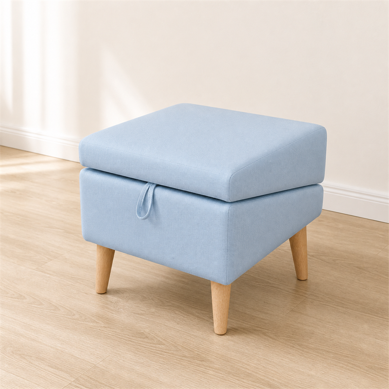 Pet Ramp Ottoman Stool – 2-in-1 Foldable Pet Step