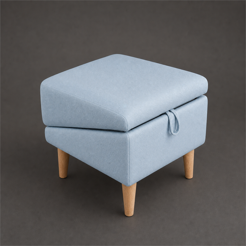 Pet Ramp Ottoman Stool – 2-in-1 Foldable Pet Step