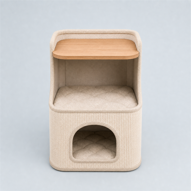 Cat House Side Table – 2-in-1 Pet House & Nightstand