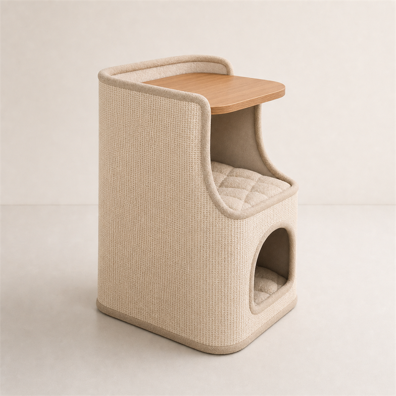 Cat House Side Table – 2-in-1 Pet House & Nightstand