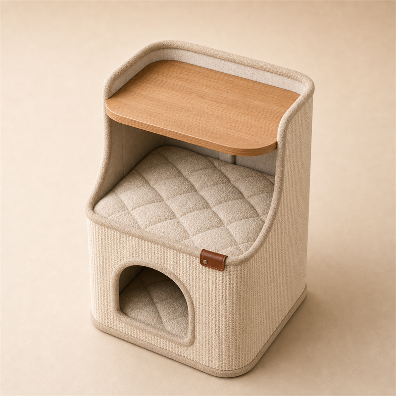 Cat House Side Table – 2-in-1 Pet House & Nightstand