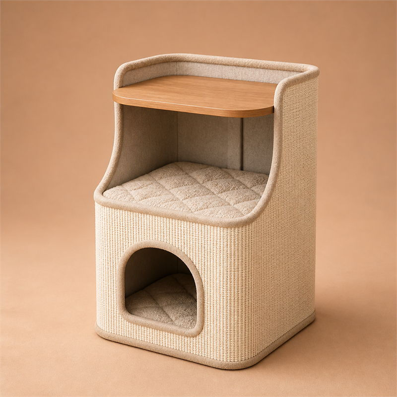 Cat House Side Table – 2-in-1 Pet House & Nightstand