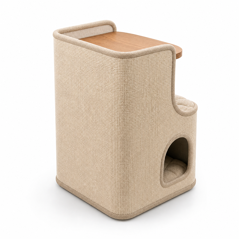 Cat House Side Table – 2-in-1 Pet House & Nightstand