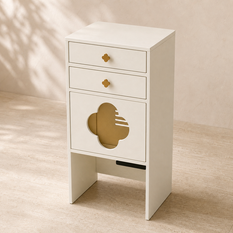 Cat Litter Box Cabinet – Hidden Enclosure with Drawers