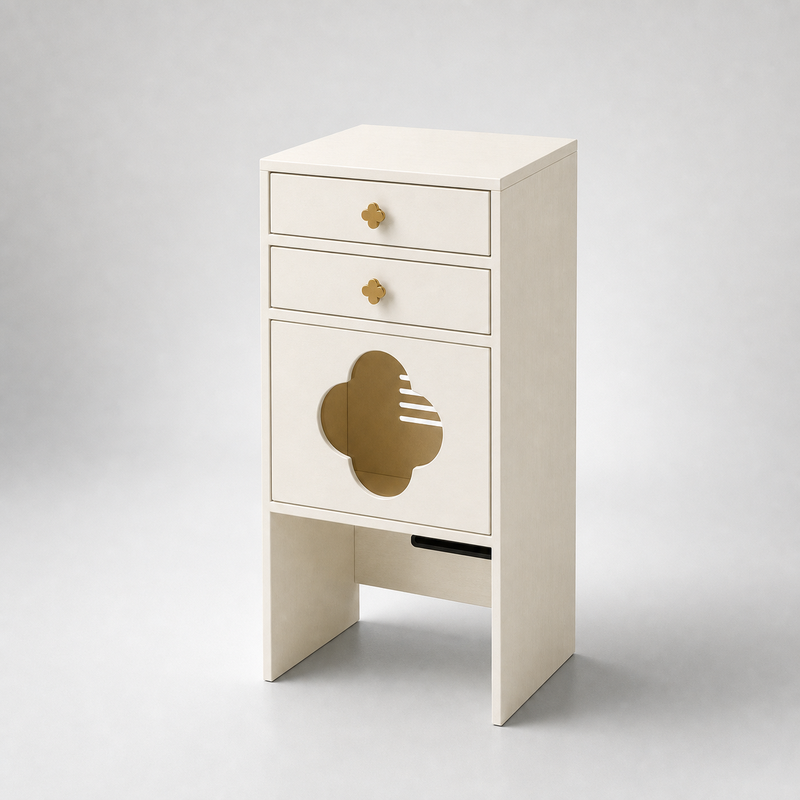 Cat Litter Box Cabinet – Hidden Enclosure with Drawers