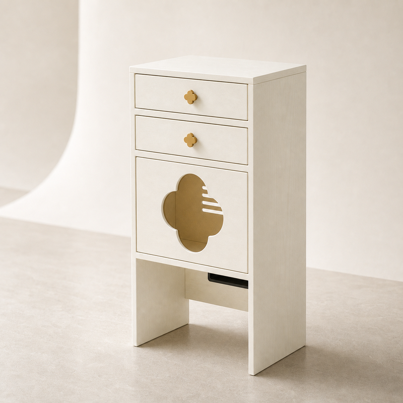 Cat Litter Box Cabinet – Hidden Enclosure with Drawers