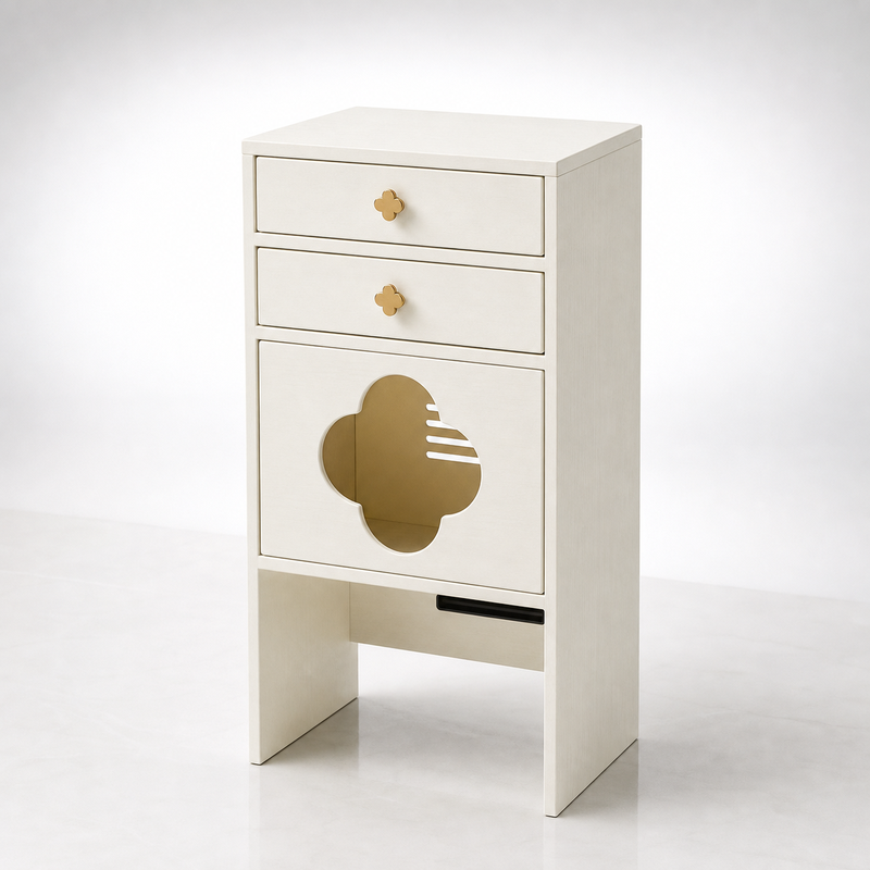 Cat Litter Box Cabinet – Hidden Enclosure with Drawers