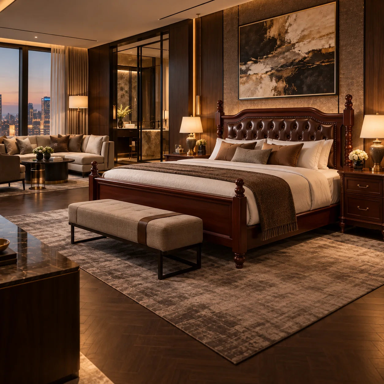 Custom project bedroom furniture application