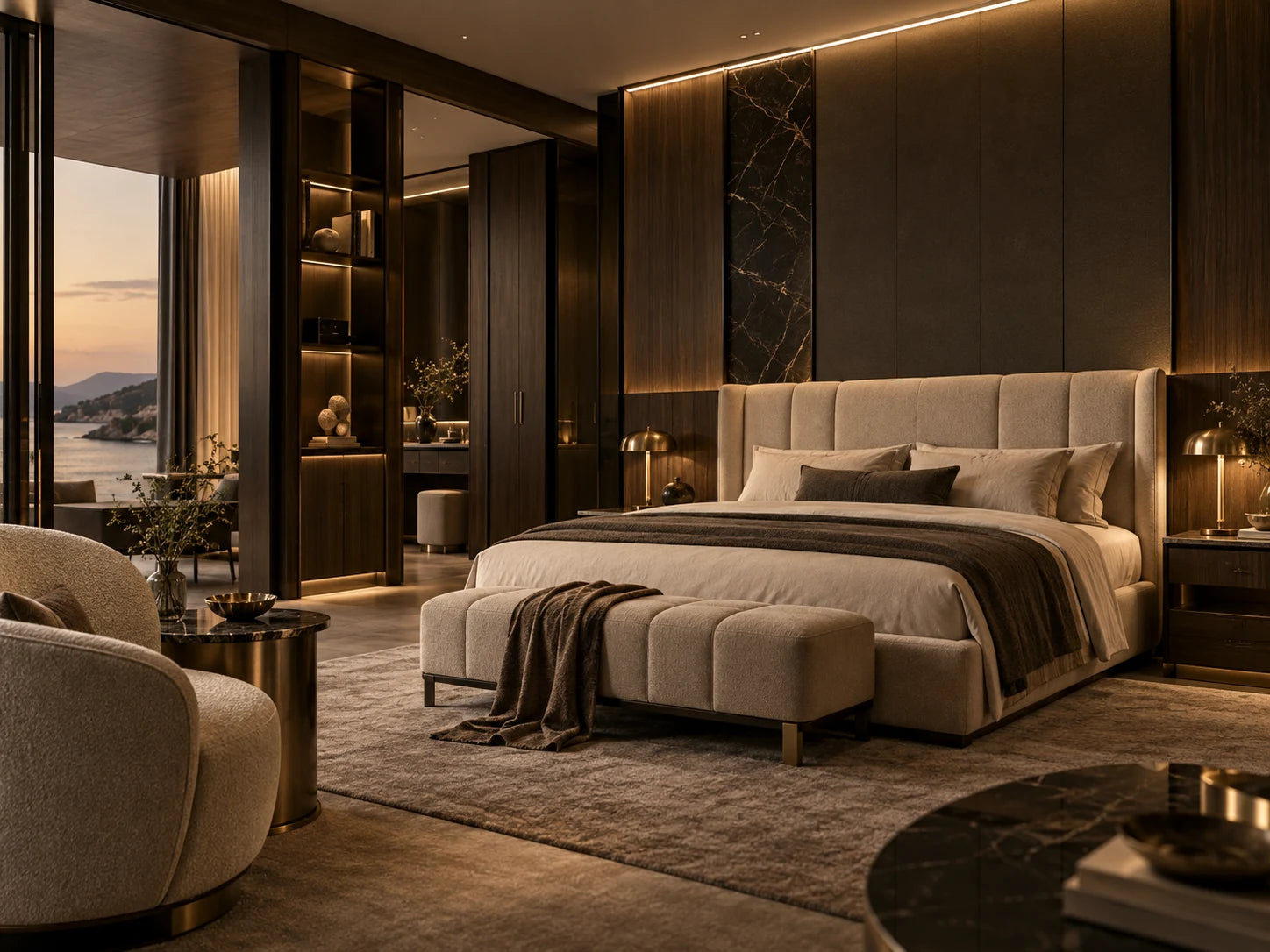 High-end custom bedroom project space
